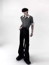 Waxed Mode Denim Pants mf3664