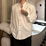 MODEFREAKのハイネックモードコリアンシャツ mf3513の画像