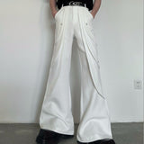 MODEFREAKのプリーツレイヤーフレアパンツ mf3169の画像