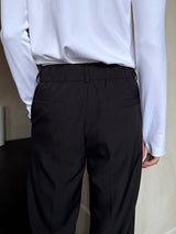 MODEFREAKのハイウエストクラシカルモードスラックス mf3515の画像