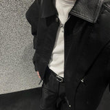 MODEFREAKのルーズシルエットレザージャケット mf2862の画像