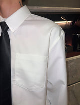 MODEFREAKのネクタイモードモノトーンシャツ mf2923の画像