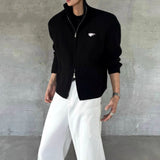 MODEFREAKのジップアップハイネックニットトップス mf3054の画像