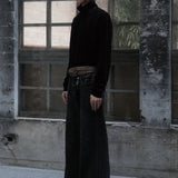 MODEFREAKのギャザーヴェルヴェットジップアップジャケット mf3092の画像