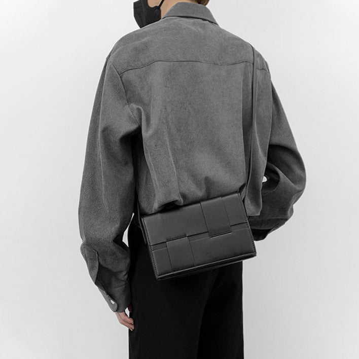 クロスデザインレザーバック mf2161【韓国モードファッション】