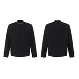 MODEFREAKのハイネックビジューカラーモードシャツ mf3253の画像