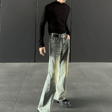 Monotone ribbed high neck top mf3072