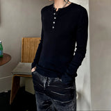 MODEFREAKのヘンリーカラーモードニットプルオーバー mf3514の画像