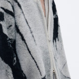 MODEFREAKのジップアップモードニュアンスニット mf3501の画像