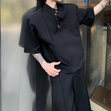 MODEFREAKのハイネックモードジップアップシャツ mf3291の画像