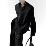 MODEFREAKのハイネックビジューカラーモードシャツ mf3253の画像