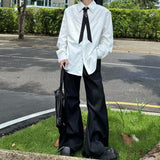 モノトーンタイデザインモードシャツ mf3102