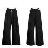 MODEFREAKのウエストデザインモードスラックス mf3385の画像