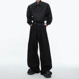 MODEFREAKのタックデザインモノトーンシャツ mf3182の画像