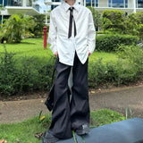 モノトーンタイデザインモードシャツ mf3102