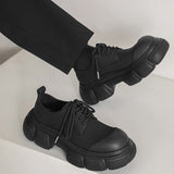 MODEFREAKのマット厚底レザーシューズ mf2645の画像