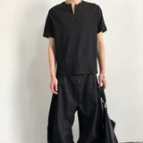 MODEFREAKのVネックスリットシンプルTシャツ mf3371の画像