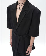 MODEFREAKのウエストベルトサマージャケット mf3346の画像