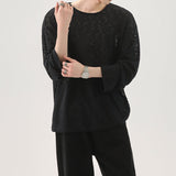 MODEFREAKのルーズシルエットシースルーニット mf3286の画像