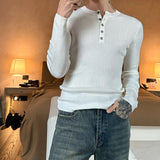 MODEFREAKのヘンリーカラーモードニットプルオーバー mf3514の画像