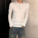 MODEFREAKのヘンリーカラーモードニットプルオーバー mf3514の画像