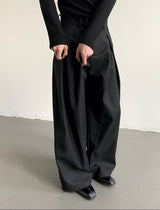 MODEFREAKのサイドタックハイウエストスラックス mf3333の画像