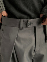 MODEFREAKのサイドタックハイウエストスラックス mf3333の画像