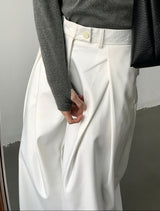 MODEFREAKのサイドタックハイウエストスラックス mf3333の画像