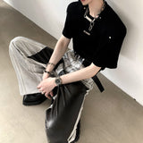 MODEFREAKのスタッズデザインモードTシャツ mf3388の画像