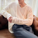 MODEFREAKのライトメッシュコリアンニット mf2936の画像