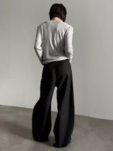 풍선 실루엣 모드 슬랙스 mf3136