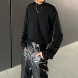 MODEFREAKのモノトーンシンプルハイネックカットソー mf3170の画像