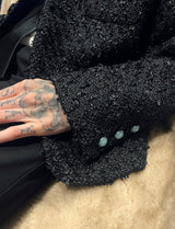 MODEFREAKのツイードモードクラシカルジャケット mf2922の画像