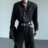 실버 스냅 모드 루즈 셔츠 mf2844