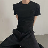 MODEFREAKのシンプルロゴハイネックスリムTシャツ mf3417の画像