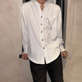 MODEFREAKのハイネックモードコリアンシャツ mf3513の画像