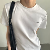 MODEFREAKのシンプルロゴハイネックスリムTシャツ mf3417の画像