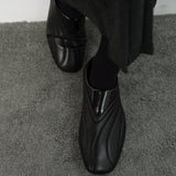 MODEFREAKのカーフスキンウェーブレザーシューズ mf3335の画像