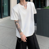 MODEFREAKのVカットモードシルエットカットソー mf3327の画像