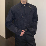 MODEFREAKのエンボスアシンメトリーハイネックシャツ mf2902の画像