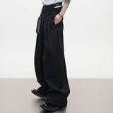 MODEFREAKのウエストデザインモードスラックス mf3385の画像