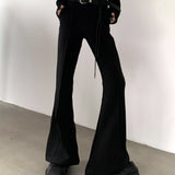 MODEFREAKのスリムフットフレアコリアンスラックス mf3097の画像