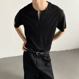 MODEFREAKのVネックスリットシンプルTシャツ mf3371の画像