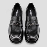 MODEFREAKのアイコンデザインレザーシューズ mf3395の画像
