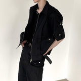 MODEFREAKのスタッズデザインジップアップジャケット mf2726の画像