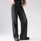 MODEFREAKのドレープコリアンモードデニムパンツ mf2675の画像