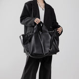 MODEFREAKのビッグレザーショルダーバッグ mf2576の画像