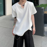 MODEFREAKのVカットモードシルエットカットソー mf3327の画像