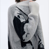 MODEFREAKのジップアップモードニュアンスニット mf3501の画像