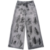 MODEFREAKのルーズウォッシュドモードサマーデニムパンツ mf3267の画像